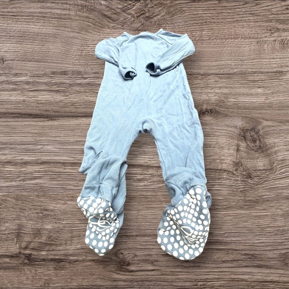 BAMBOO 12-18mo Blue and Grey Footies, exclnt cndtn. OffrsWelcm. 15% Off w 2+ bdl - Picture 10 of 14